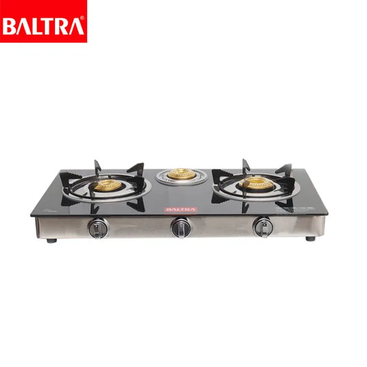 BALTRA Glass Body 3 Burner Gas Stove