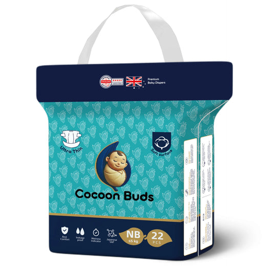 Cocoon Buds Baby Diapers_NB-Premium Australia Quality